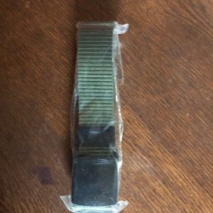 Nylon Tactical Belt Olive Drab with black buckle NWOT